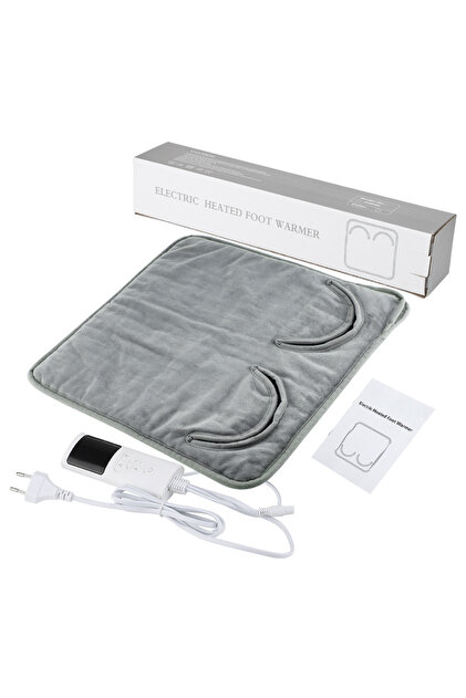 EU Plug Electric Heating Foot Pad Washable Feet Warmer Household Soft Plush Thermal Heating Blanket