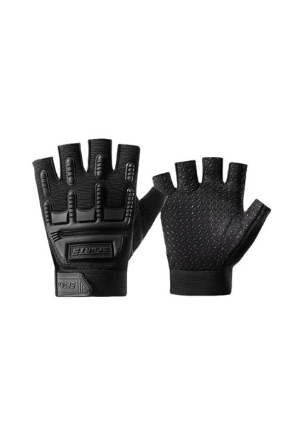 S freedom black Cycling Kids Tactical Gloves Half Finger Anti-Slip Protective Outdoor Sports Gloves