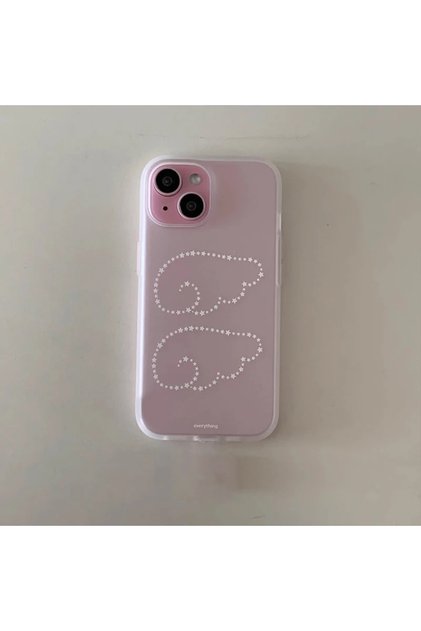 iPhone17 A Ins Korean Lovely Stars Angel Wing Phone Case For iPhone 17 16 15 14 13 12 11 Pro MAX 16E