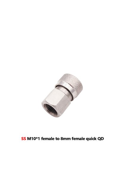 M10 coupler SS HPA GAS Foster Quick Disconnect AIR CO2 QC02 M10 NPT BSP G1/8" Filling Nipple Male/Fe