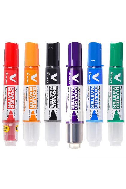 Mix 6 Pcs Pilot Whiteboard Marker Is Environmentally Friendly and Non-toxic 2.3 Mm (Medium Bullet) R