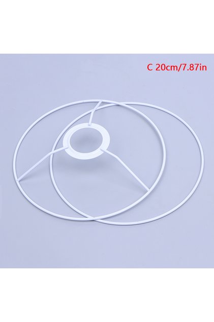 C 1Set Cylinder Vintage Lampshade Lamp Iron Lamp Frame Shade Accessories For E27 Lamp Socket Chandel