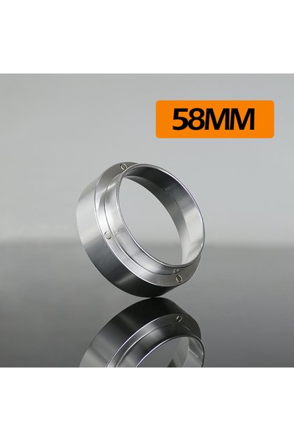 58MM silver Coffee Dosing Ring Magnetic Espresso Intelligent Funnel 51mm 53mm 54mm 58mm For Delonghi