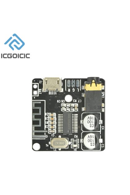 وحدة ICGOICIC Micro 5.0 صغيرة الحجم متوافقة مع تقنية البلوتوث، لوحة فك تشفير، مستقبل صوت BT5.0/4.1 PRO MP3