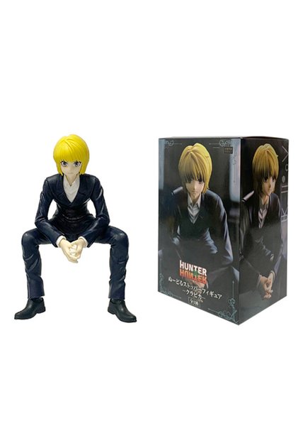 WITH BOX Anime Hunter×Hunter Figure Kurapika Action Figure Chrollo Illumi Hisoka Figurine Collection