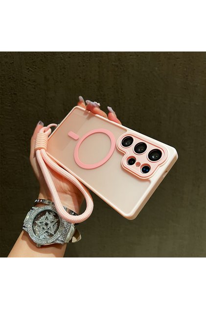 For Galaxy S25 Pink for Samsung Galaxy S26 S25 S24 S23 UItra Plus S24 25FE Magsafe Wireless Charge C