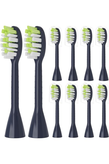 Navy Blue 4/10pcs Toothbrush Replacement Heads Compatible with Philips One Series Sonicare Rechargea