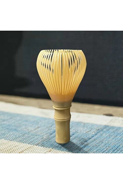 Yellow Brush New ABS Matcha Whisk With Whisk Holder Reusable Resin Whisk Food Grade Green Tea Powder