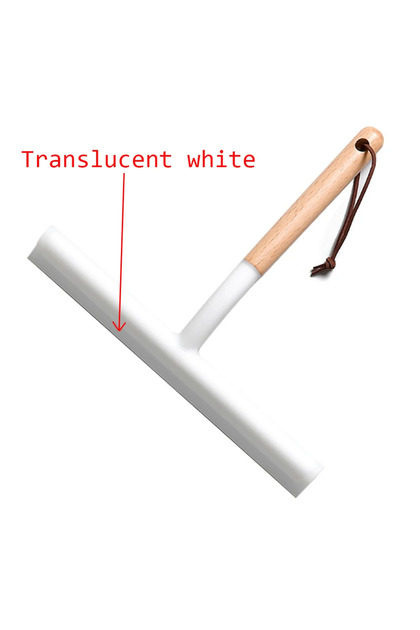 Translucent white Bathroom Small Wiper Multi-purpose Silicone Scraping Washing Wiper Household Windo
