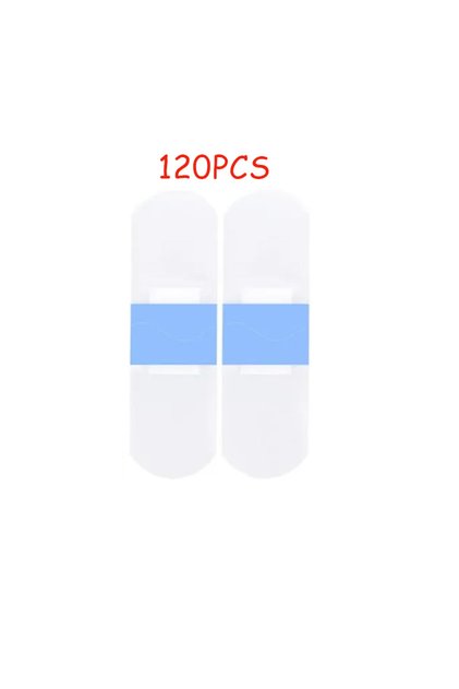 120pcs 120pcs Waterproof Band-Aid Transparent Invisible Hemostatic Anti-wear Feet Cover Scars Breath