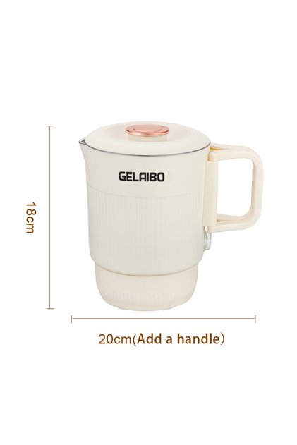 220V-240V EU Plug EU WHITE GELAIBO Electric Kettle Folding Kettle Travel Portable Kettle 304 Stainle