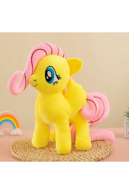 20cm yellow 20cm My Little Pony Plushie Plush Toy Twilight Sparkle Rainbow Dash Applejack Rarity Flu