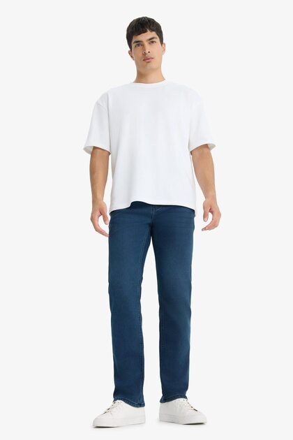 Sergio Regular Fit Normal Fit Normal Waist Tube Leg Jean Trousers Y0369Az24Wn