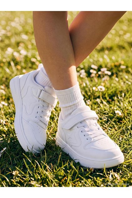 Eldon Flt Sports Shoes | School Nursery and Daily Use - White