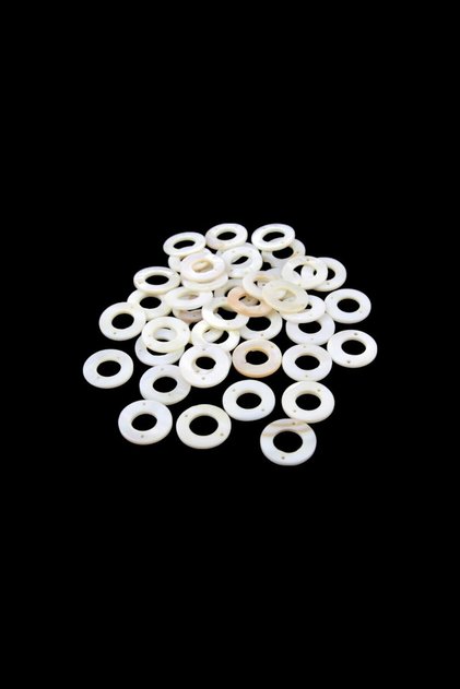 Simit Model 20 mm Mother of Pearl Beads (20 Pcs)