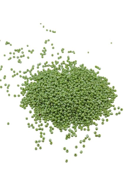 08 Sand Beads Pastel Pistachio Green 3 mm (90 Gr)