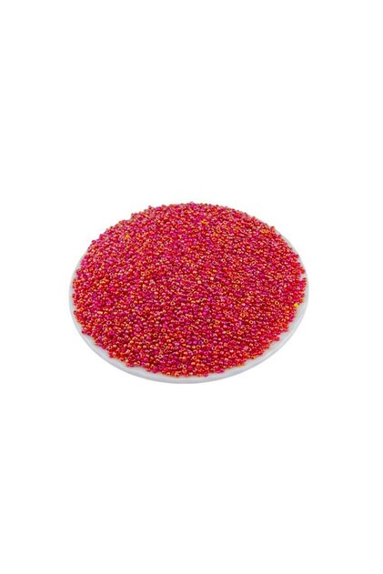 Janjan Red (11/0) 2 mm Sand Beads 100 g