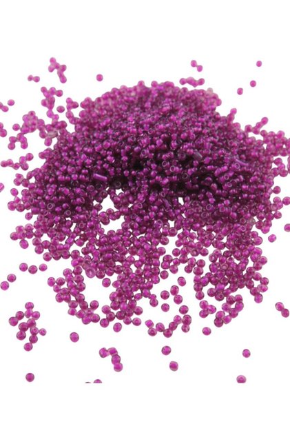 08 Sand Purple 3 mm Beads (100 Gr 6000 Pieces)