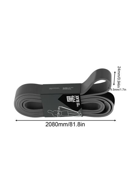 Black 85 lbs Fitness Resistance Band Boxing Training Workout Gym Equipment Yoga Pilates Accessories