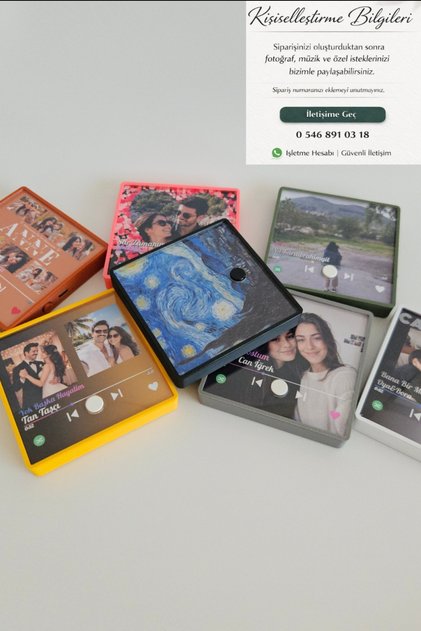 Kişiye Özel Müzikli Fotoğraflı Magnet – Konsept Hatıra Hediyesi – Bluetooth & MP3