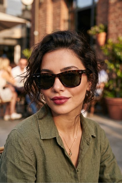 Unisex Wayfarer Güneş Gözlüğü Uv400 50-22-150 NT26700220