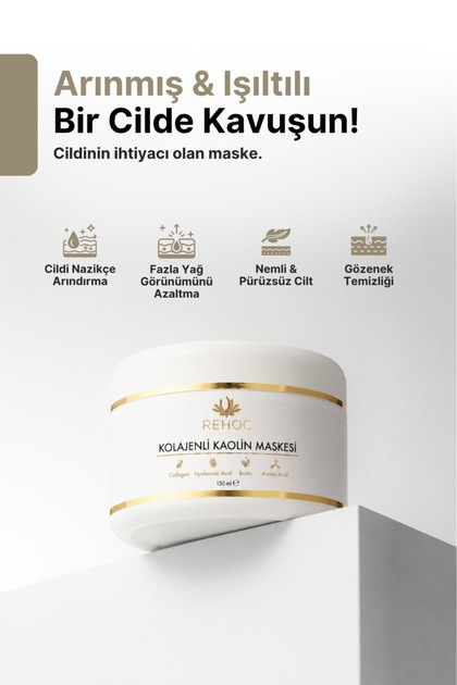 Rehoc Kolajenli Kaolin Maske