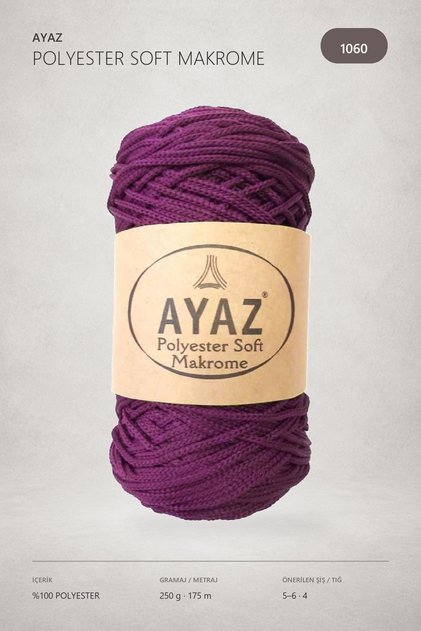 Polyester Soft Makrome 250 Gram 175 Metre 1060