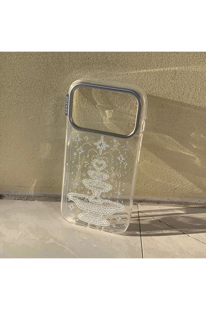 for iphone 17 Pro Only case For iPhone 17 18 Pro Max 16 15 14 Clear Glitter Heart Fountain Phone Cas