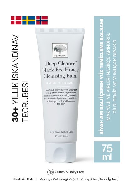 Deep Cleanse Black Bee Honey Cleansing Balm Facial Cleansing Balm Containing Black Bee Honey 75 ml