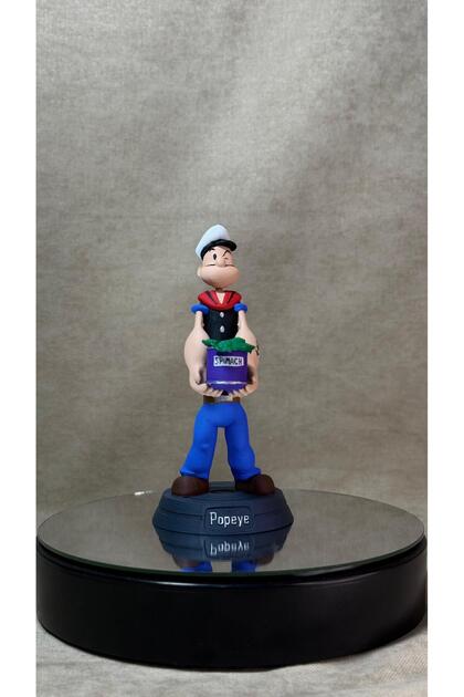 Temel Reis Popeye Dekoratif Koleksiyon Figürü 15 Cm