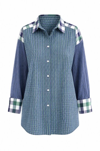 Green Mix Checkered Shirt