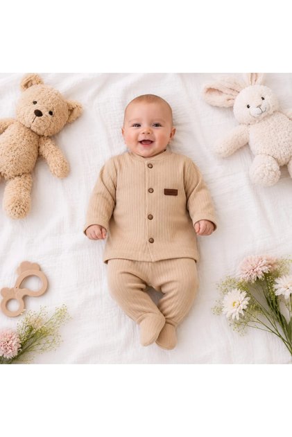 ÖNDEN ÇITÇITLI 2 Lİ BEBEK TAKIM