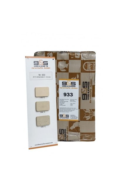 G&S 933 Stoneware Seramik Vakum Çamuru Benekli Tabak / Mantar – 10 Kg