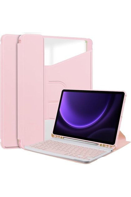 Detachable Arabic Wireless Bluetooth Keyboard Rotating Case Compatible with Apple iPad Pro 11-inch (