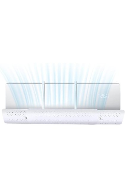 Yilima Split Air Conditioner Deflector, 56-102cm, Universal Retractable Wall Mount Wind Deflector, Wind Shield Against