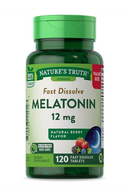 , Melatonin 12mg, 120 Count