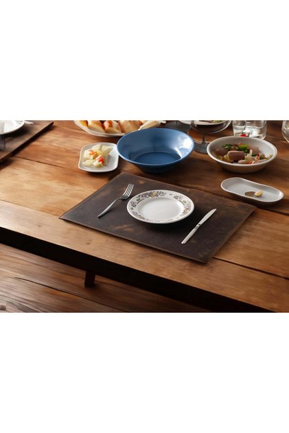 Eskitilmiş Deri Masa Örtüsü, El Yapımı Yemek Masası Örtüleri, Kafe ve Restoran Masa Örtüleri, Kişiselleştirilmiş Masa Örtüsü, 12x16 inç, 100 adet