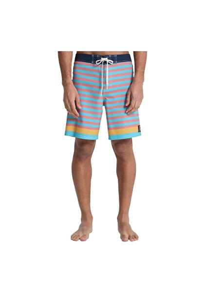 Quiksilver Surfsilk Scallop 19 Erkek Mavi Astarsız Boardshort