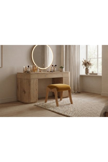 ASEDİA KONTES PUF, HARDAL SARISI NATUREL