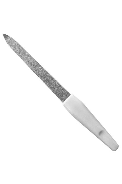 WHITE 1PC DIY Nail Art Professional Nail File Metal Nail File Double Sided High Quality Nail File Ma
