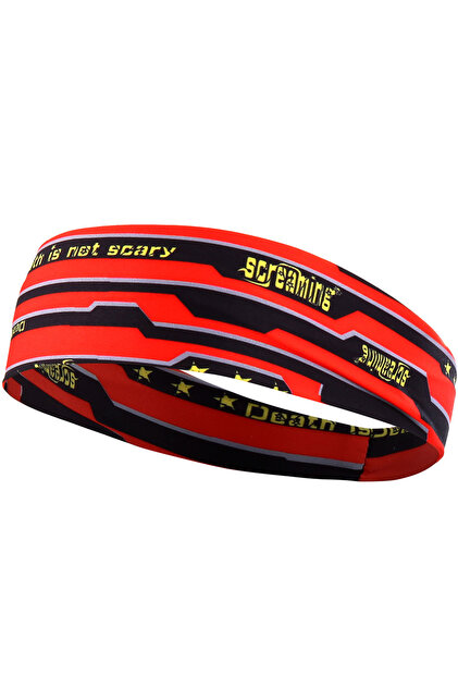 02 Gothic Skull Headband Sweat Bandage Sport Head Hair Band Workout Tennis Fitness Jog Basketball Ru