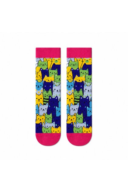 Colorful Cats Unisex Socks