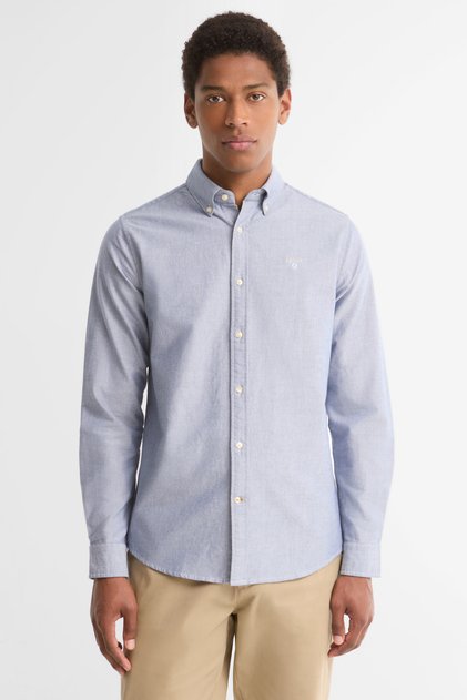 Erkek Oxtown Tailored Gömlek BL91 Deep Blue