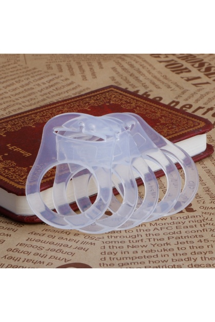 Transparent 5Pcs Multi Colors Silicone Baby Pacifier Holder Clip Adapter Rings Adapter Button Baby M