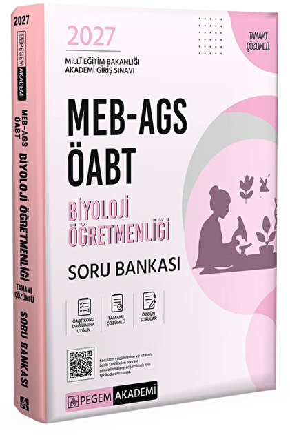 Pegem Akademi Yayıncılık 2026 MEB AGS ÖABT Biyoloji Öğretmenliği