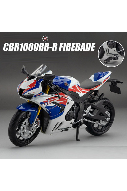 Honda Floral Scale 1:12 BMW S1000RR Honda CBR1000RR Alloy Diecast Motorcycle Car Miniature Model Toy