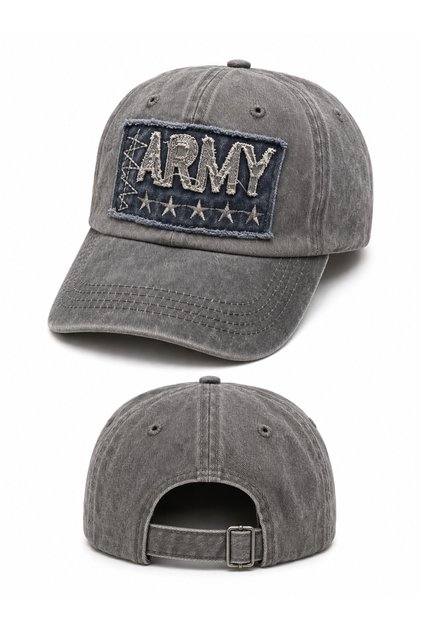 Army Gray Blue Vintage Hat