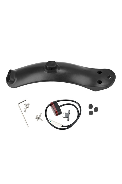 black full set Short Ducktail Fender For M365 Pro 1S Electric Scooter Kickscooter Rear Mudguard Fen
