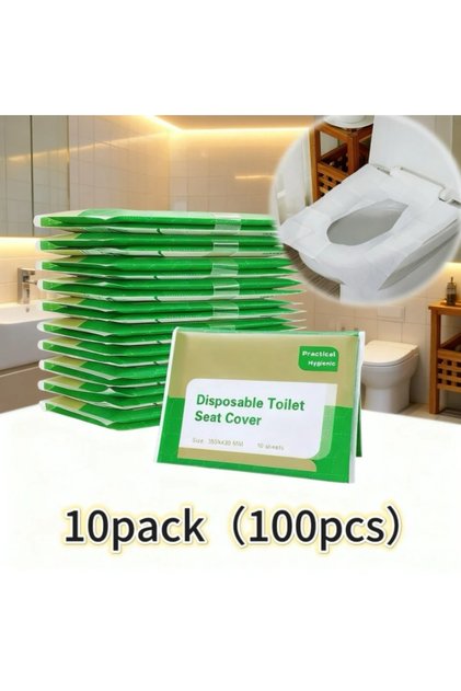 10pack Disposable Toilet Seat Covers Potty Seat Liners Individually Wrapped for Trip Airplane Campin