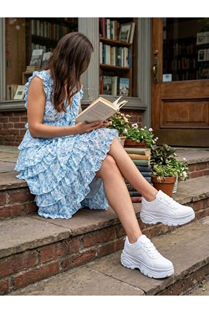Star Women's Casual Sneaker Shoes High-Top Sneakers Lace-Up Sneakers